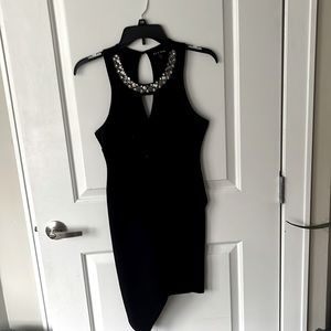 As U Wish Little black dress with beaded deatailing